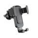 Автотримач для телефона HOCO CA103 vertical and horizontal air outlet gravity car holder Black Metal Gray 224297632 фото 3