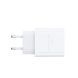Мережевий зарядний пристрій з кабелем WIWU 2.4A Essen GaN Fast Charger Combo with A-M cable Wi-G023 A-M EU White 115067239 фото 3