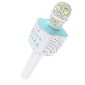 Портативна колонка-мікрофон HOCO BK5 Cantando karaoke microphone, 5W, Blue 820352893 фото