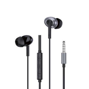 Навушники дротові WIWU EB317 Stereo Wired Earbuds (3.5mm) Black 990918804 фото