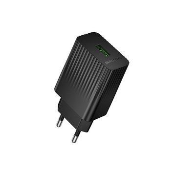 Мережевий зарядний пристрій BOROFONE BAS72A Source single port QC3.0 charger Black 480961755 фото