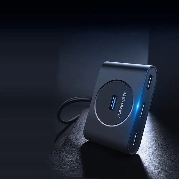 USB-хаб UGREEN USB 3.0 Hub 0.5m (Black) 662125935 фото