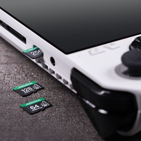 Карта пам'яті microSDXC (UHS-1 U3) A-DATA SPEED PLUS 256Gb Class 10 V30 A2 (R-180Mb/s W160Mb/s) (adapter SD) 538694570 фото