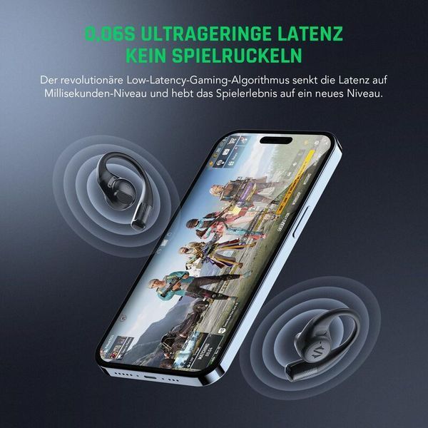 Бездротові навушники TWS Black Shark Open Bluetooth Earphones Black 653226925 фото
