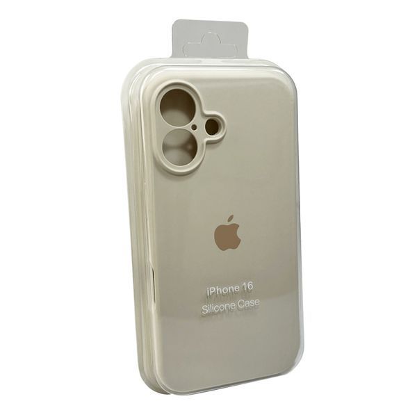Чохол для смартфона Silicone Full Case AA Camera Protect for Apple iPhone 16 9,Antique White 347219920 фото