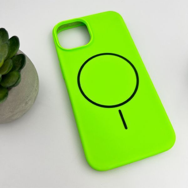 Чохол для смартфона Cosmic Silicone Case Magnetic for Apple iPhone 14 53,Shiny Green 263139418 фото