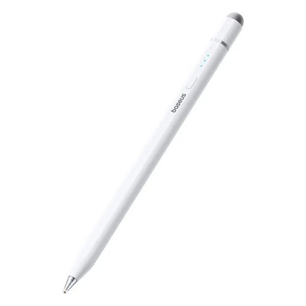 Стилус Baseus Wise Writing HN1 Universal Version Wired Charging 2-in-1 Stylus For HUAWEI/XIAOMI Moon White (With Type-C Cable*1 and Tip*1 and Palm Re 446250413 фото