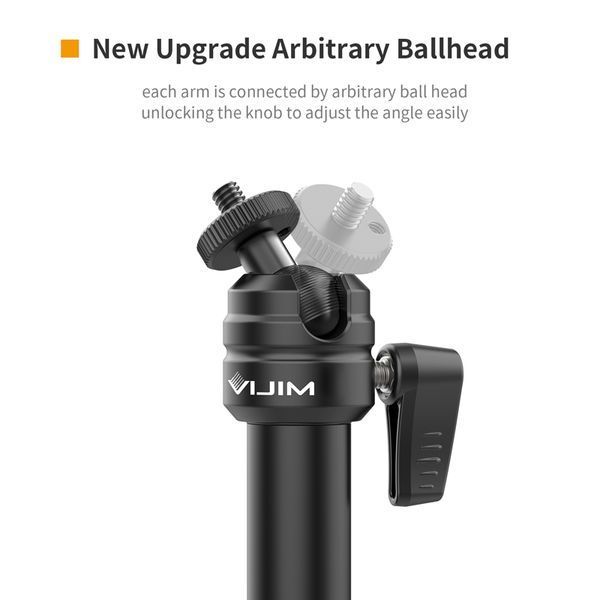 Штатив-тримач Ulanzi Vijim Desktop Flexible Arm/Light Stand(With Clip/Two Stages) (UV-2665 LS04) 721050141 фото