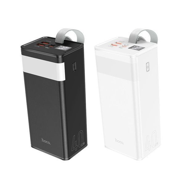 Зовнішній акумулятор HOCO J86 Powermaster 22.5W fully compatible power bank(40000mAh) Black 836906027 фото