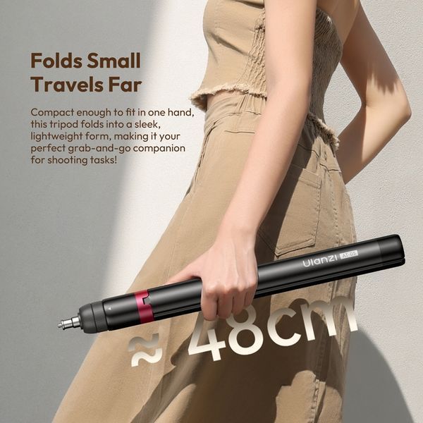 Стійка для світла складна Ulanzi AT-05 2M Heavy Duty Foldable Light Stand(48-200cm) Black 232672510 фото