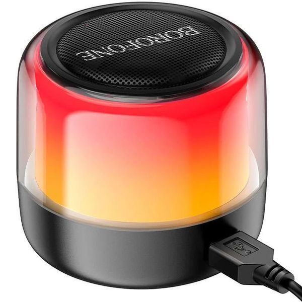 Портативна колонка BOROFONE BP12 Colorful BT wired 2-in-1 computer speaker, 5W*2, Black 207269993 фото