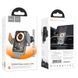 Автотримач для телефона з БЗП HOCO HW7 Transparent Discovery Edition wireless fast charging car holder(air outlet) Metal Gray 156383739 фото 2