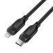 Кабель ACEFAST C16-01 TPU charging data cable USB-C to L Black 911791918 фото 3
