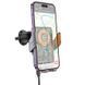 Автотримач для телефона з БЗП HOCO HW7 Transparent Discovery Edition wireless fast charging car holder(air outlet) Metal Gray 156383739 фото 7