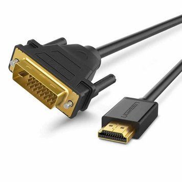 Перехідник UGREEN HDMI to DVI 2K Cable Male to Male Black 3m 912262051 фото
