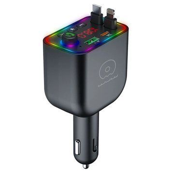 АЗП з FM-модулятором WUW-C237 black 109307946 фото