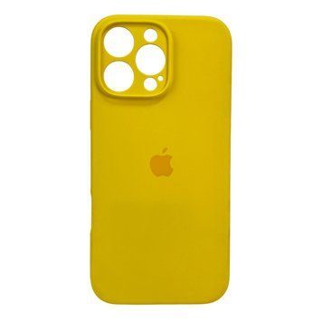 Чехол для смартфона Silicone Full Case AA Camera Protect for Apple iPhone 16 Pro Max 56,Sunny Yellow 130638284 фото