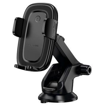 Автотримач для телефона з БЗП BOROFONE BH223 Follower push-type wireless fast charging car holder(center console) 940575113 фото