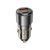 Автомобільний зарядний пристрій BOROFONE BZ20A Smart 83W dual port PD65W+QC3.0 car charger Transparent Black 952782788 фото
