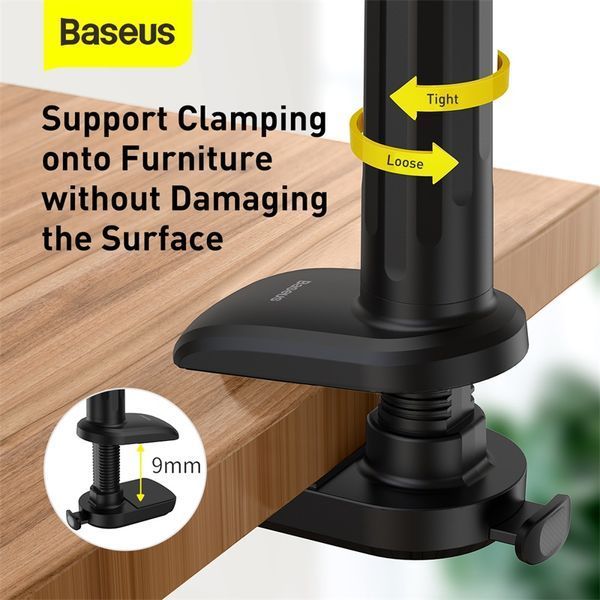 Держатель для мобiльного Baseus Otaku life rotary adjustment lazy holder Pro（Applicable for phone/ ipad) gray 921516569 фото