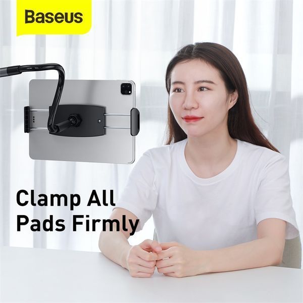 Держатель для мобiльного Baseus Otaku life rotary adjustment lazy holder Pro（Applicable for phone/ ipad) gray 921516569 фото