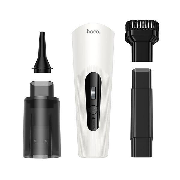 Автомобільний пилосос HOCO ZP16 Wave wireless vacuum cleaner(blowing and suction integrated) White 525358346 фото