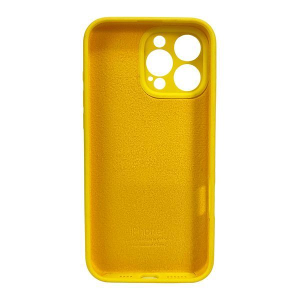 Чехол для смартфона Silicone Full Case AA Camera Protect for Apple iPhone 16 Pro Max 56,Sunny Yellow 130638284 фото