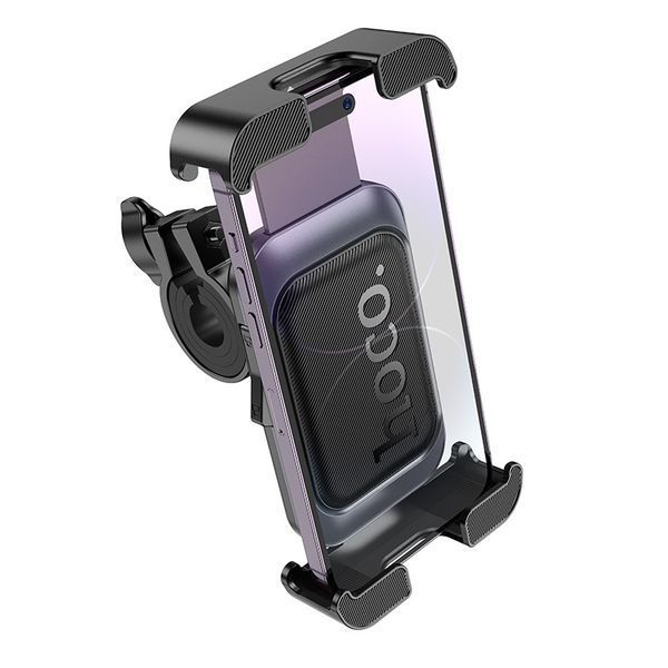 Вело/Мото держатель для телефона HOCO H82 Vista bicycle Motorcycle Universal holder Black Metal Gray 377676567 фото