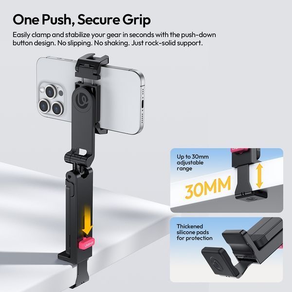 Тримач для телефону штатив Ulanzi MA89 MagLock Phone Holder Tripod Black 574007983 фото