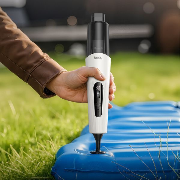 Автомобільний пилосос HOCO ZP16 Wave wireless vacuum cleaner(blowing and suction integrated) White 525358346 фото