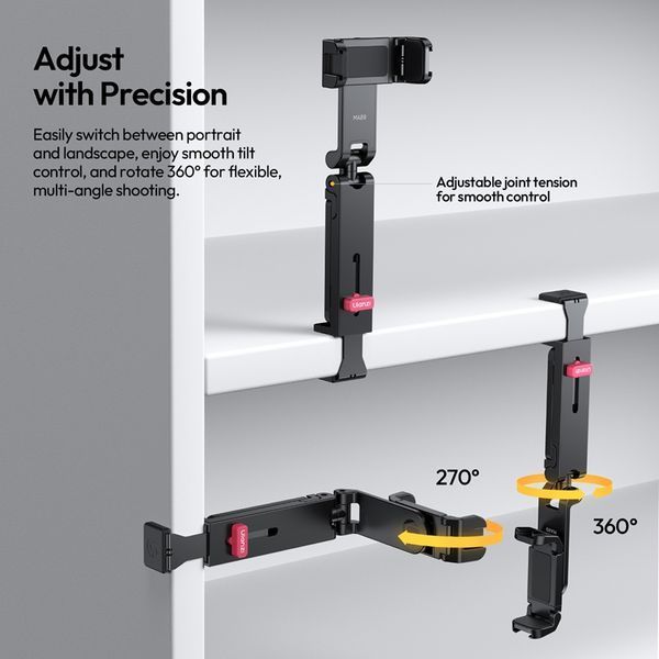 Тримач для телефону штатив Ulanzi MA89 MagLock Phone Holder Tripod Black 574007983 фото