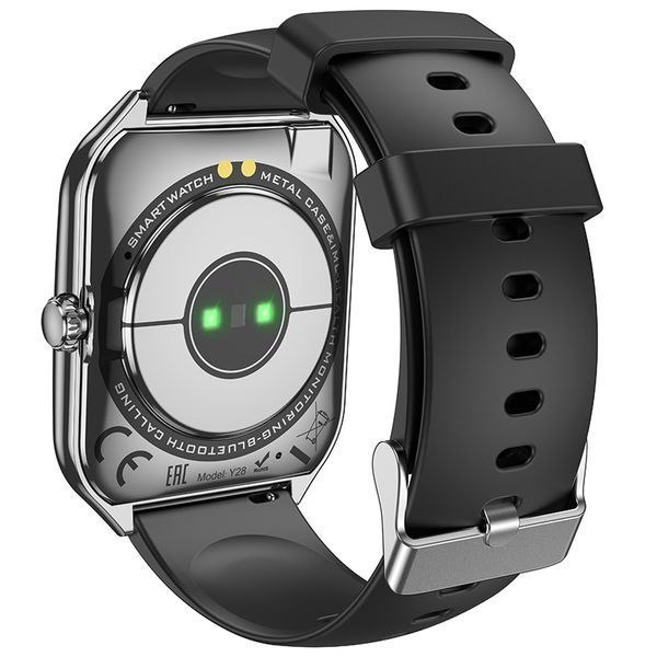 Смарт-годинник HOCO Y28 AMOLED 49mm. 200 mAh. IP67 Smart sports watch (call version) Black 690424597 фото