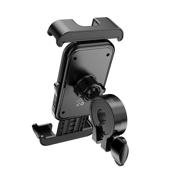 Вело/Мото держатель для телефона HOCO H82 Vista bicycle Motorcycle Universal holder Black Metal Gray 377676567 фото