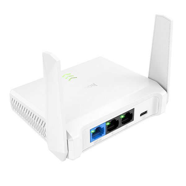 Маршрутизатор HOCO HI36 WiFi4 wireless router White 653474339 фото