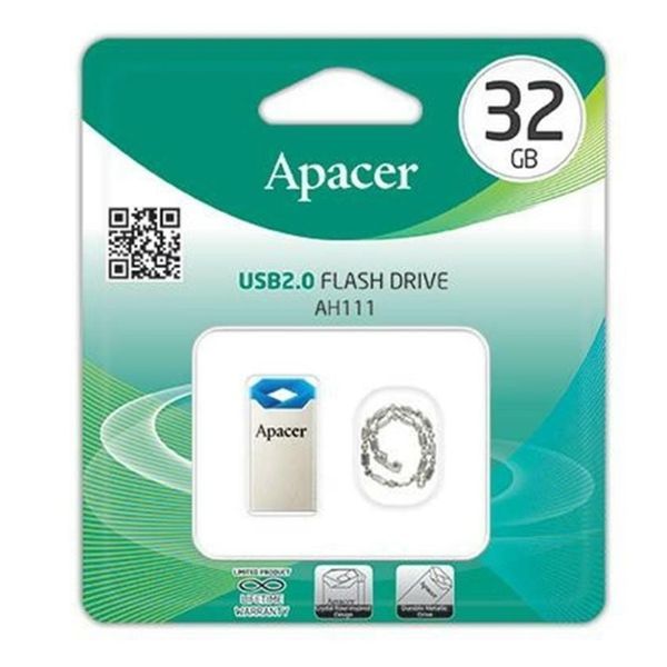 Флеш-накопичувач Apacer USB 2.0 AH111 32GB Blue 742933709 фото