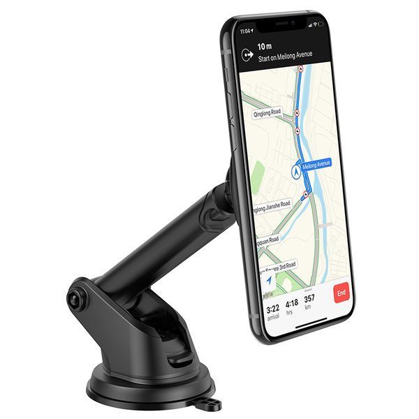 Автодержатель для телефона HOCO CA67 Sagittarius series stretch magnetic car holder Black 995765283 фото