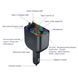 АЗП с FM-модулятором WUW-C237 black 109307946 фото 5