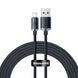 Кабель Baseus Crystal Shine Series Fast Charging Data Cable USB to iP 2.4A 2m Black 111762613 фото 3