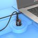 Автомобільний зарядний пристрій BOROFONE BZ20A Smart 83W dual port PD65W+QC3.0 car charger Transparent Black 952782788 фото 4