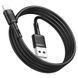 Кабель HOCO X83 USB to iP 2.4A, 1m, PVC, PVC connectors, Black 533489002 фото 4
