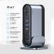 USB-хаб Baseus UnionJoy 17-Port Triple-Display Docking Station Space Grey（USB-C to HDMI4K@60Hz*2+DP4K@60Hz*1+USB3.0*3+USB-C3.0*2+USB2.0*2+PD*1+PC*1+ 398257127 фото 9