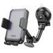 Автодержатель для телефона HOCO H27 Rock push-type car holder(center console) Black gray 487412033 фото 1