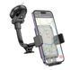 Автодержатель для телефона HOCO H27 Rock push-type car holder(center console) Black gray 487412033 фото 7