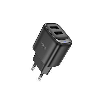 Мережевий зарядний пристрій HOCO C141A Smart dual-port charger White 172302844 фото
