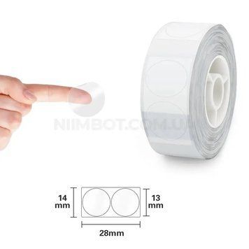 Етикетки NIIMBOT TT14*28-220 Round Transparent For D11/D110/D101/H1S (A2G88778901) 472227332 фото