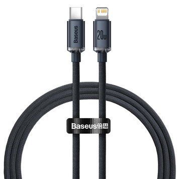Кабель Baseus Crystal Shine Series Fast Charging Data Cable Type-C to iP 20W 1.2m Pink 106715208 фото