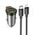 Автомобильное зарядное устройство HOCO NZ16A Rigorous 43W dual port PD25W+QC3.0 car charger set(C to iP) Metal Grey 389444999 фото