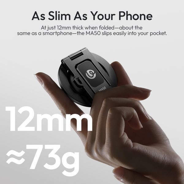 Тримач для телефону Ulanzi MA50 Uka Magnetic Phone Holder Black 699087035 фото