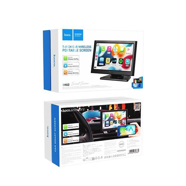 Монитор для авто HOCO HU2 Imogen 7-inch car wireless portable screen Black 424237538 фото