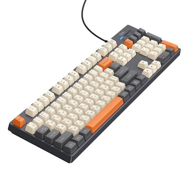Клавіатура HOCO GM61 Murphy 3-color wired keyboard(Ukrainian version) star gray 108891285 фото